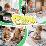 Seek and Find Books for Kids with 200+ Waterproof Stickers & 10 Scenes to Color, Sticker Book for Kid, Sticker Book for Kid - Image 3