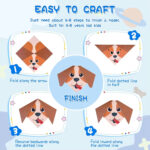 40 Projects Colorful Pattern 6x6 Origami Paper Kit  for Kids with Guiding Manual, Square Papers, Origami Paper Folding - Image 4