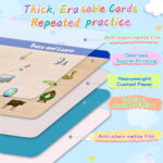 40 Activities Reusable Tracing Books for Kids with 8 Erasable Marker & 140 Stickers,Reusable Handwriting Practice for Kids - Image 5