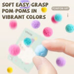 Educational Insights Animal-Themed Plush Pom Pom Kit-Arts Crafts for Kids Mess-Free Sensory Activity Ages 5+ DIY Creativity Gift - Image 4