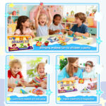 40 Projects Colorful Pattern 6x6 Origami Paper Kit  for Kids with Guiding Manual, Square Papers, Origami Paper Folding - Image 5