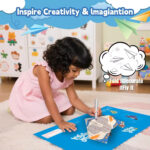 Colorful Origami Paper Airplane Kit for Kids with 16 Classic Designs, Creative Fold and Fly Toddler Crafts Plane - Image 6