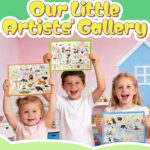 Seek and Find Books for Kids with 200+ Waterproof Stickers & 10 Scenes to Color, Sticker Book for Kid, Sticker Book for Kid - Image 6